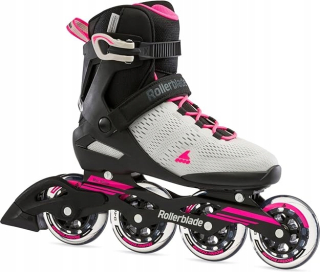 Kolieskové korčule Rollerblade Sirio 90 W White, Black, Pink veľkosť 40,5
